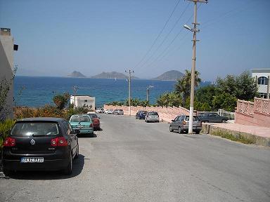 Mooie zeezicht en zicht op diverse eilanden, Bodrum