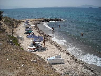 Mooie zeezicht en zicht op diverse eilanden, Bodrum