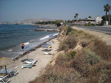 Mooie zeezicht en zicht op diverse eilanden, Bodrum